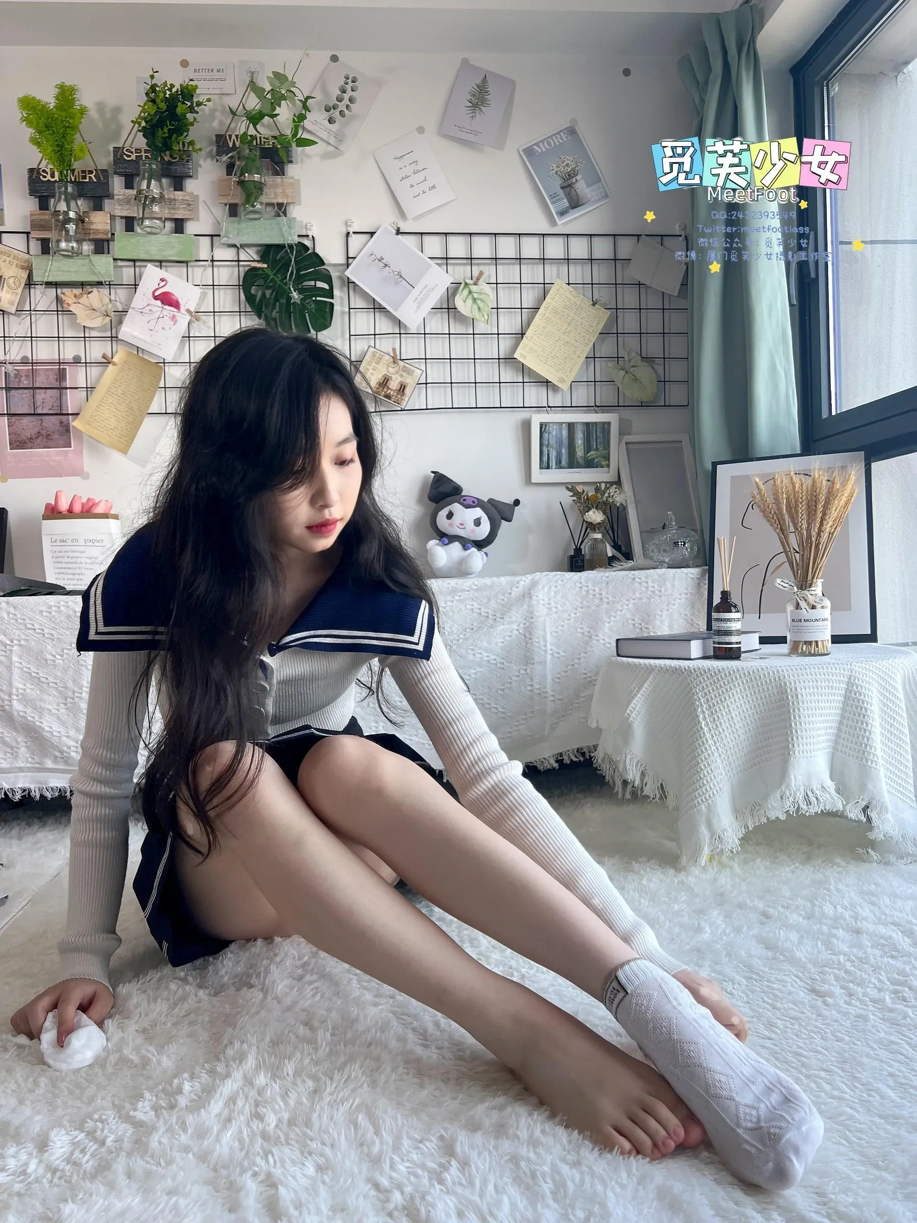 [觅芙少女]NO.018 JK短裙美少女-1 [105P]插图7